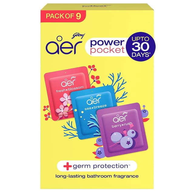 Godrej aer Power Pocket Bathroom Freshener - 10 g